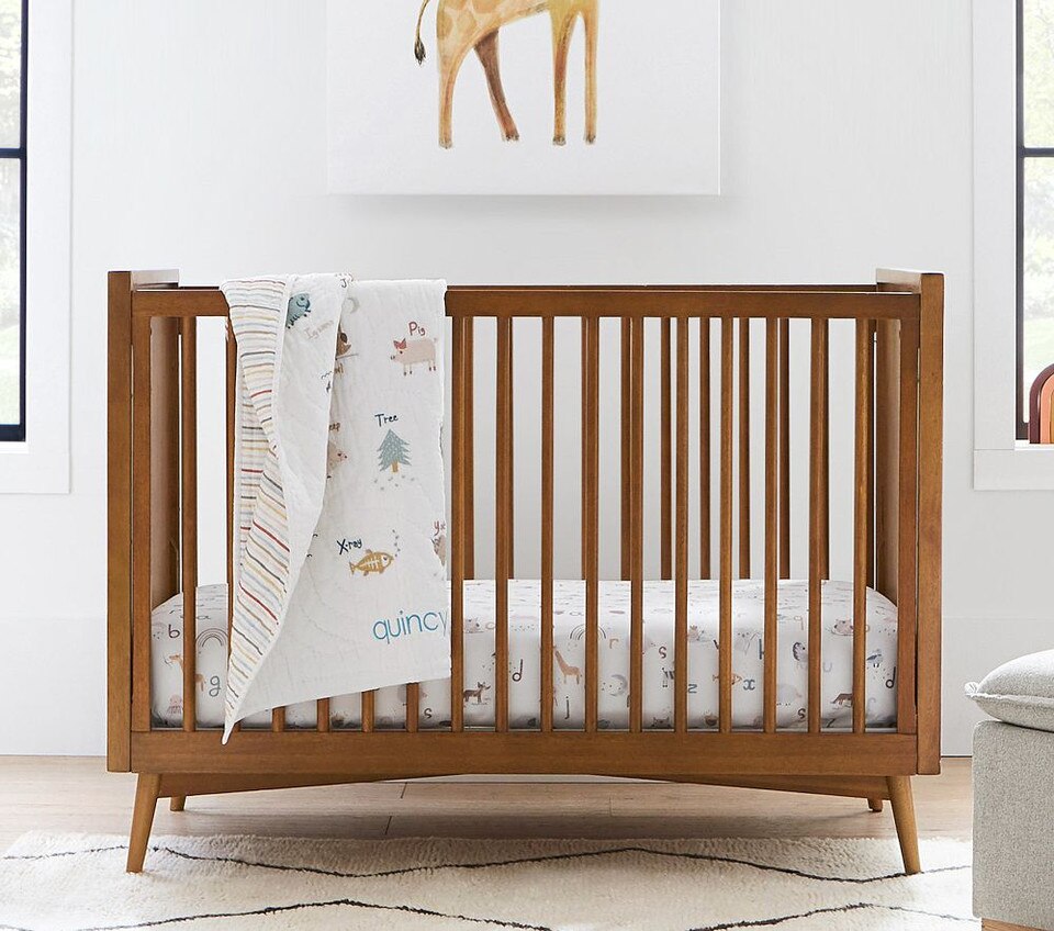 West Elm x PBK MidCentury Cot Pottery Barn Kids Australia
